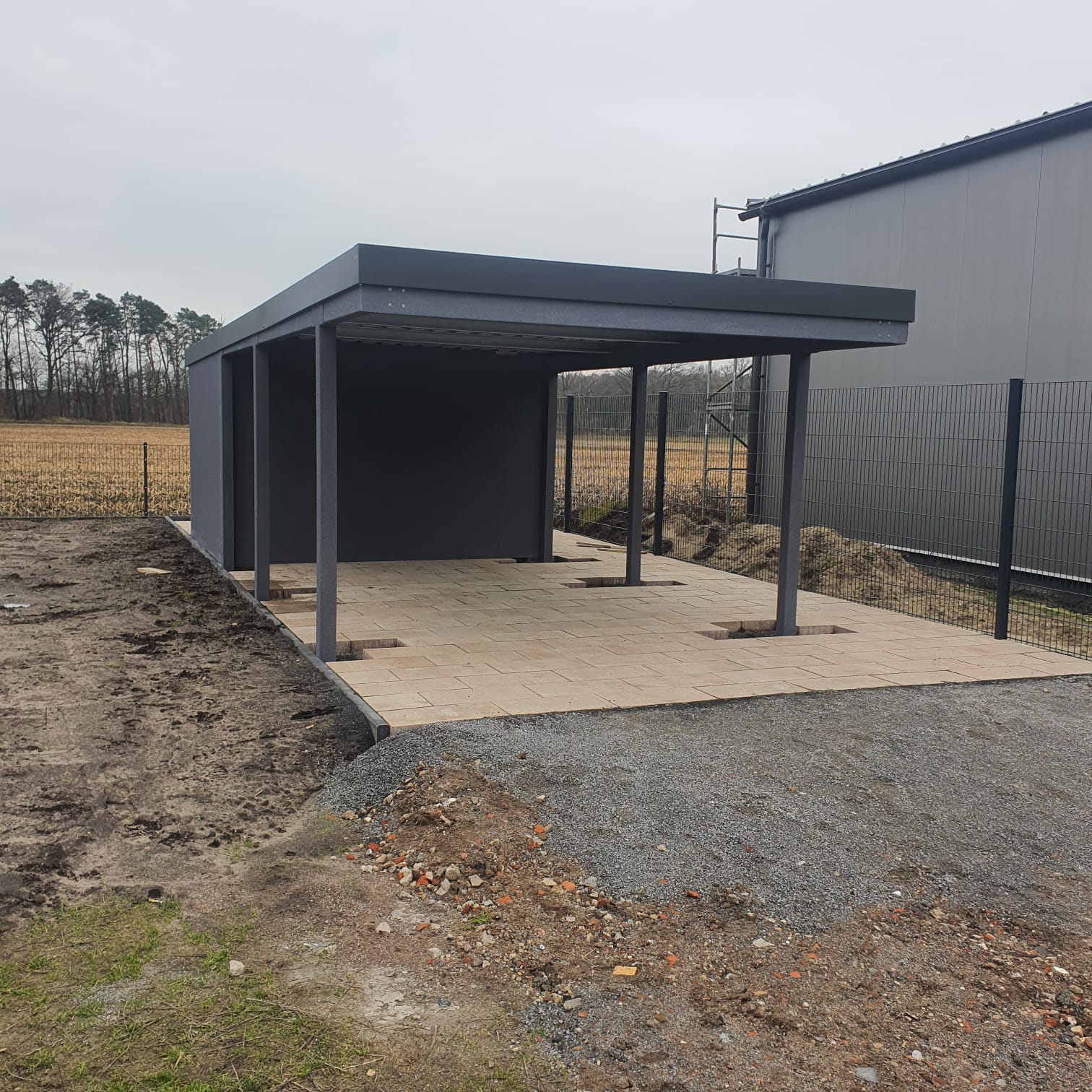 CAPO Massiv Einzelcarport in Köln