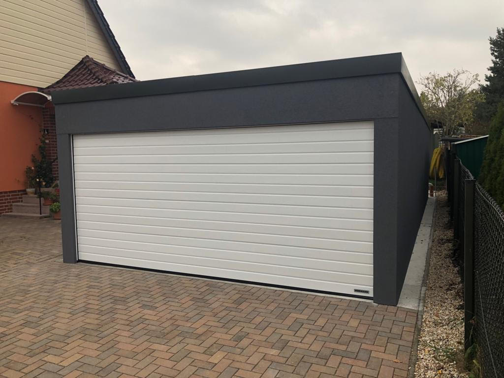 Massiv-Look anthrazit