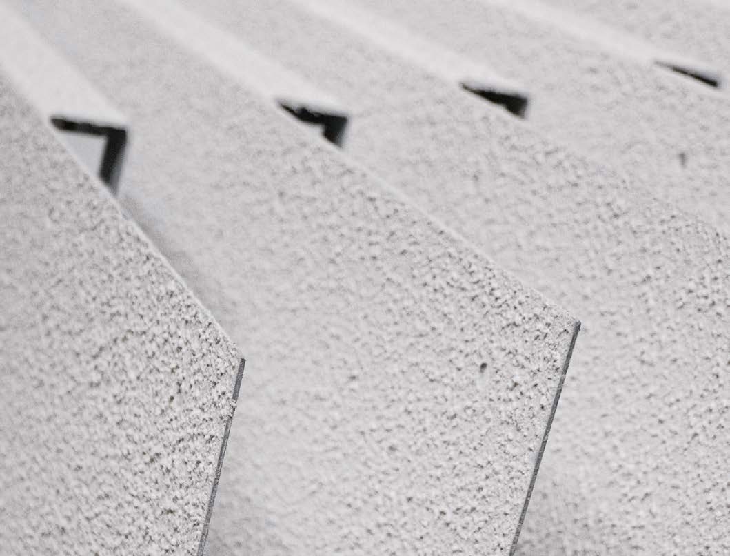 Wandaufbau des URBAN ONE – massive Flachwand aus feuerverzinktem Stahl